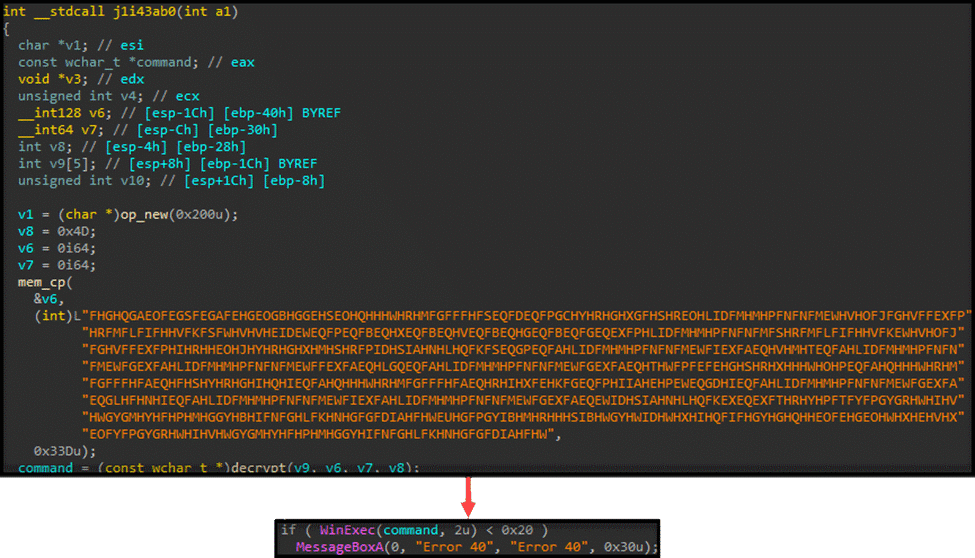 Mispadu's decrypt algorithm