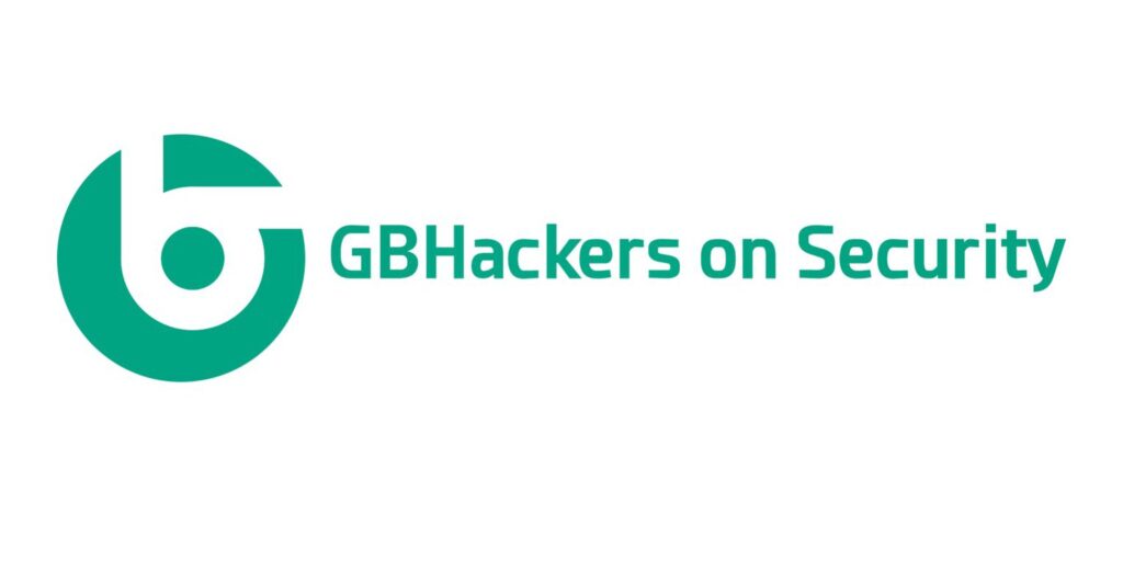 Green circular "GB" logo next to text reading "GBHackers on Security" on a white background.