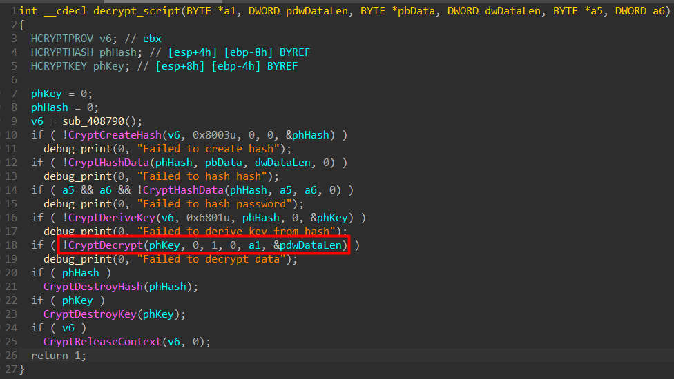 KiXtart executable - decryption function