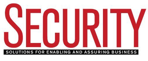 The word "SECURITY" in large red letters, with the phrase "SOLUTIONS FOR ENABLING AND ASSURING BUSINESS" in smaller white text on a black background below.