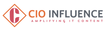 CIO Influence logo with a red and orange "C" inside a diamond shape, and the text "CIO INFLUENCE Amplifying IT Content" to the right.