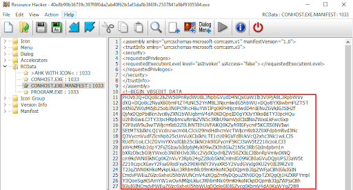 The manifest file