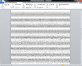 macro text in word