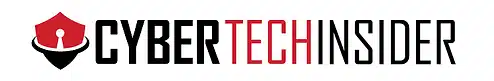 CyberTechInsider logo with a red shield icon containing a white keyhole, and black and red text spelling the name.