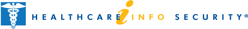 Logo for Healthcare Info Security, featuring a caduceus symbol in a blue square and the words "Healthcare Info Security" with the "i" in "Info" highlighted in yellow.