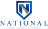 A blue and gray shield logo with a large "N" above the word "NATIONAL" and the text "Cyber Security Ventures" below.