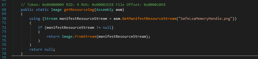 First decryption of the PNG resource