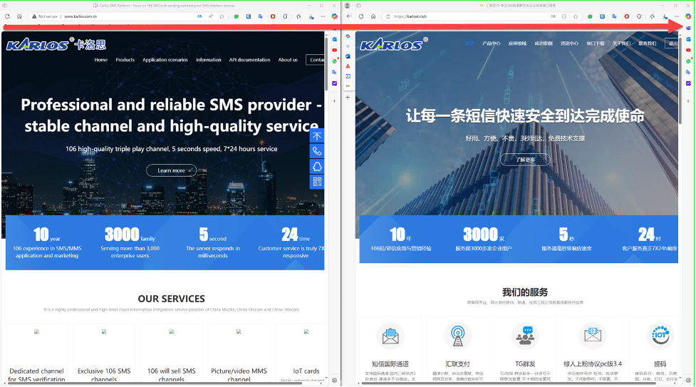 Karlos Site, Real & Phishing Comparison