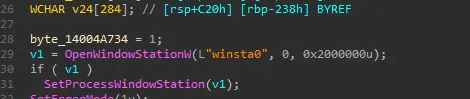 Open Windows Stations Function in ValleyRAT