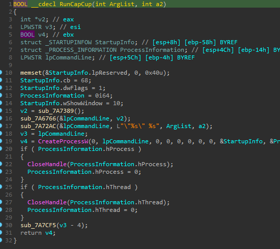 Code Excerpt