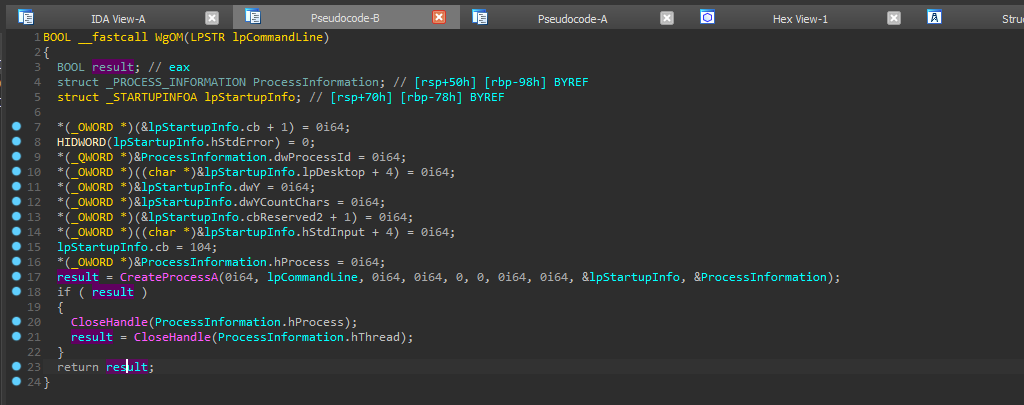 Code Excerpt