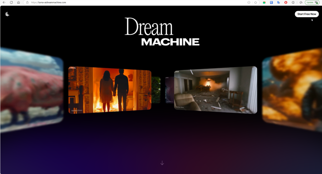Dream Machine Fake Website